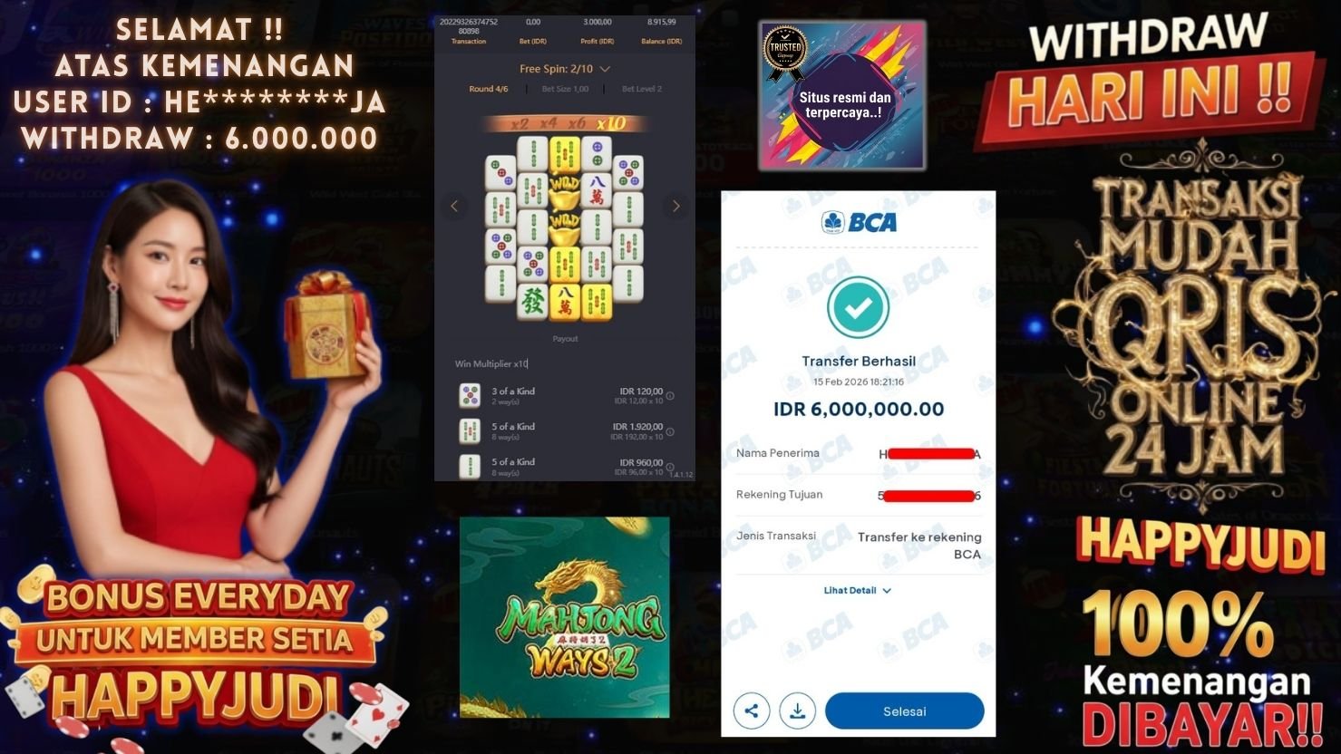 HAPPYJUDI JACKPOT SLOT MAHJONG WAYS 2